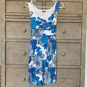 Ruby Rox Blue Floral Dress